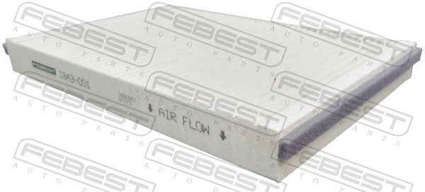 Filtr, wentylacja przestrzeni pasażerskiej FEBEST 1843-001