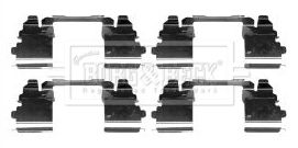 Zestaw akcesoriów, klocki hamulcowe BORG & BECK BBK1318