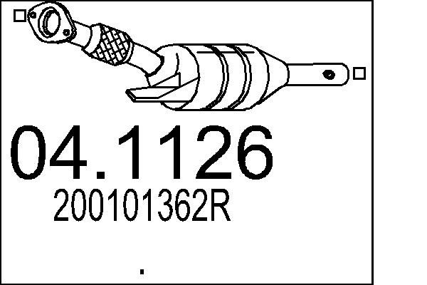 Katalizator MTS 04.1126