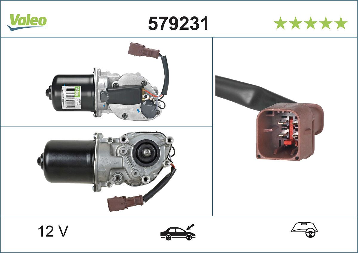 motor stergator VALEO 579231