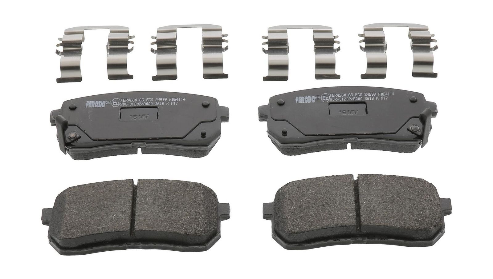 set placute frana,frana disc FERODO PREMIER ECO FRICTION FDB4114