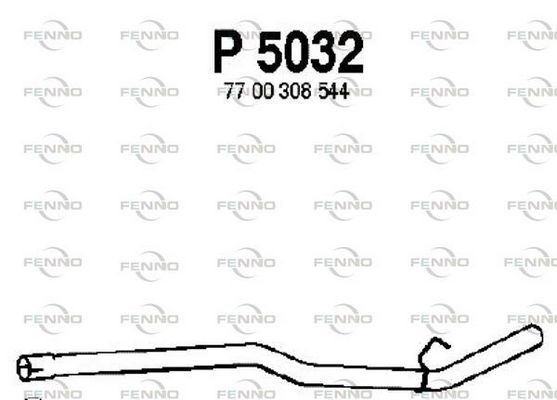 Rura wydechowa FENNO P5032