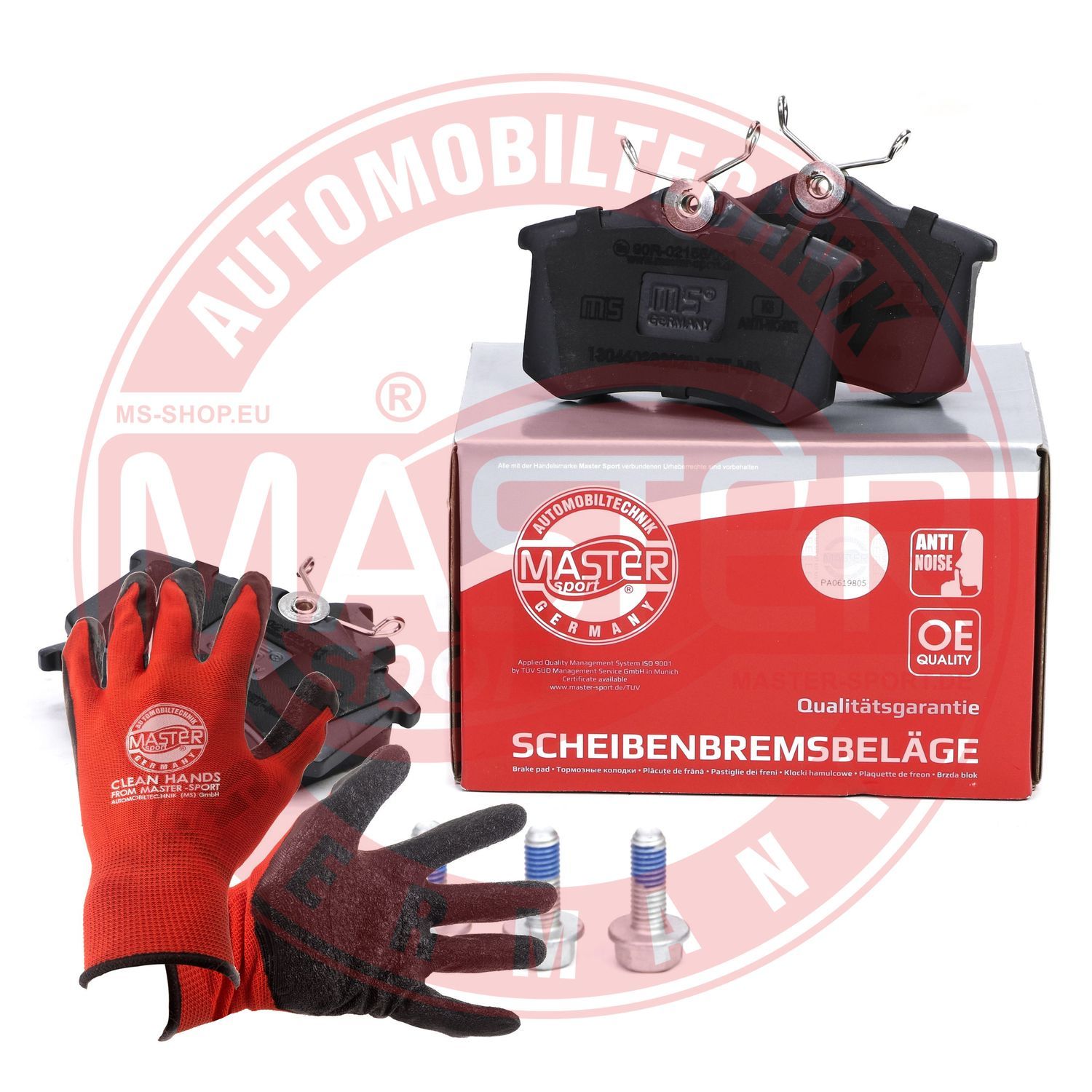 Zestaw klocków hamulcowych, hamulce tarczowe MASTER-SPORT GERMANY 13046028202N-SET-MSP