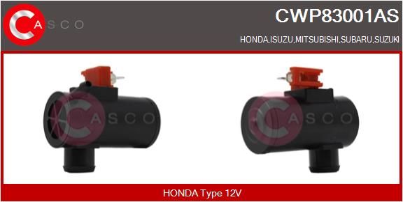 Levně Vodní čerpadlo ostřikovače, čistění skel CASCO CWP83001AS