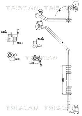 conducta presiune variabila,aer conditionat TRISCAN 9010 11014