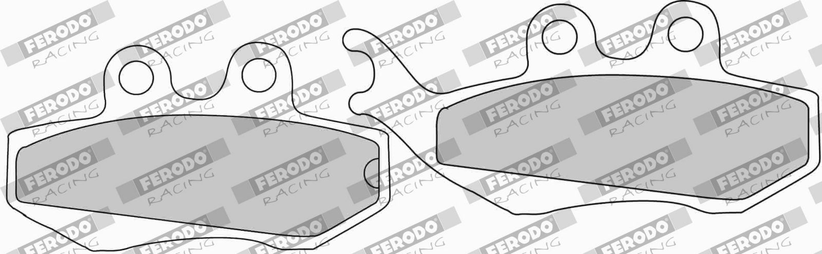 set placute frana,frana disc FERODO RACING FDB677P