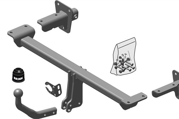 Zestaw zaczepu przyczepy BRINK 652100