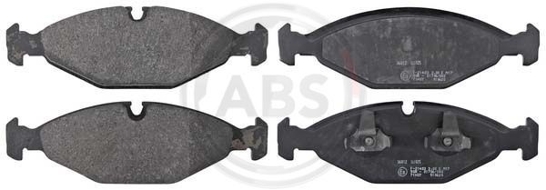 Zestaw klocków hamulcowych, hamulce tarczowe A.B.S. 36812