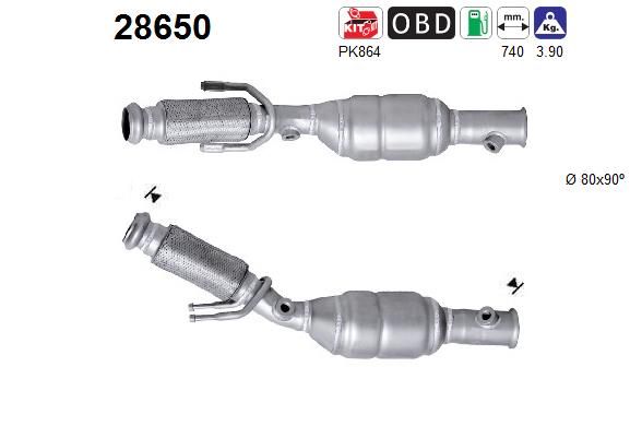 Katalizator AS 28650