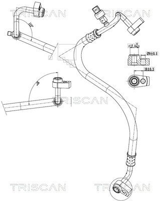 Трубопровод высокого / низкого давления, кондиционер