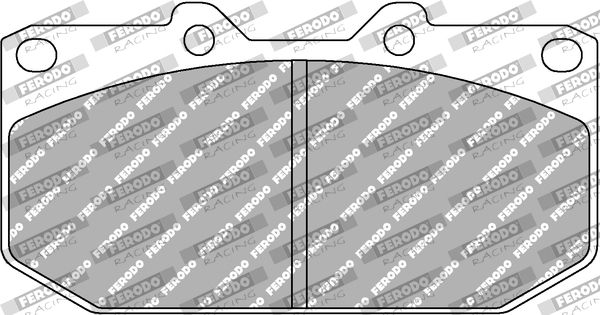 Zestaw klocków hamulcowych, hamulce tarczowe FERODO RACING FCP986W