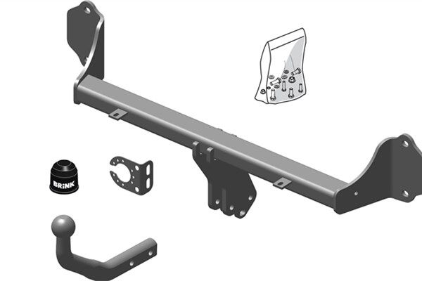Zestaw zaczepu przyczepy BRINK 554400