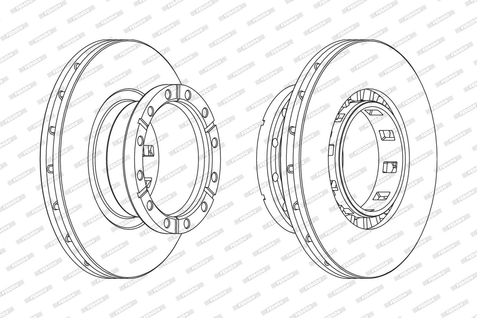 Disc frana FERODO FCR318A