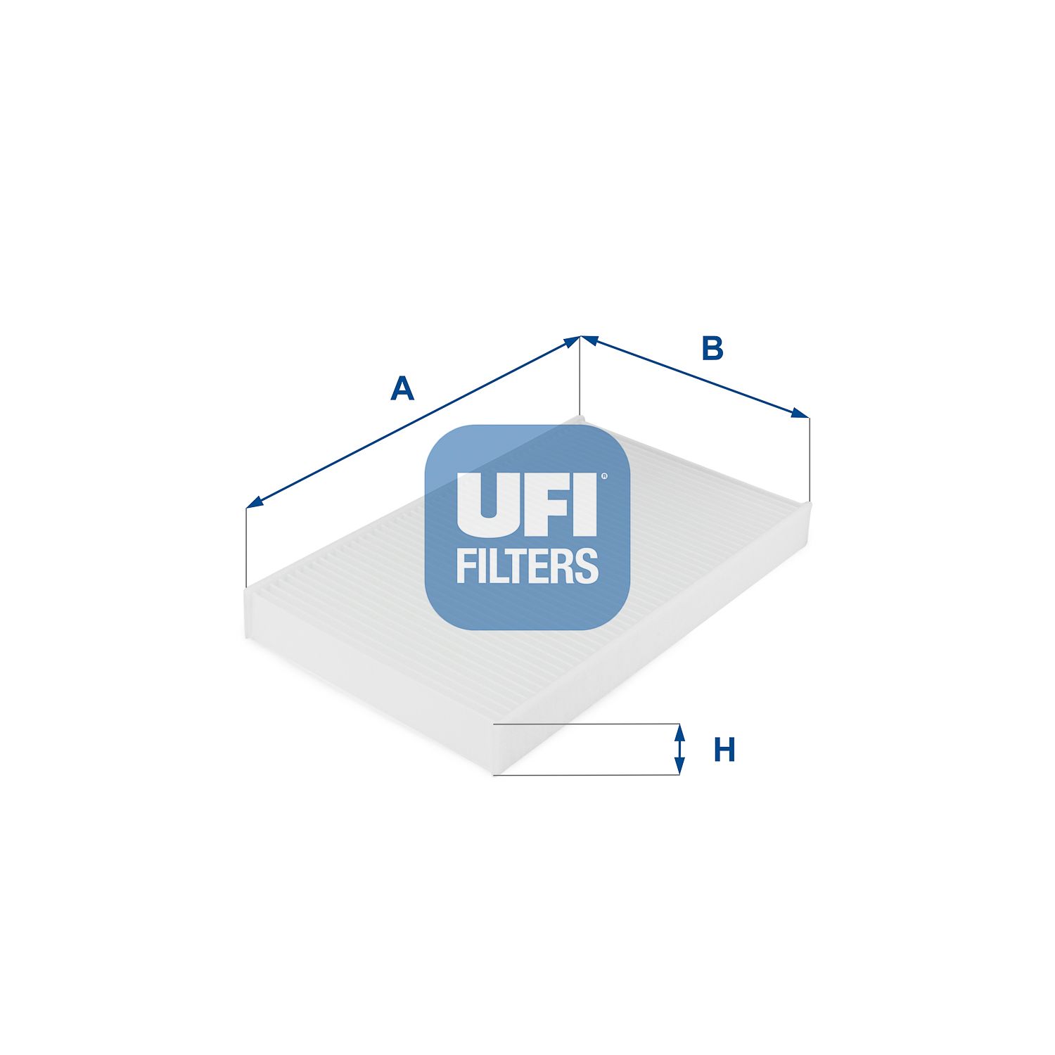Filtr, vzduch v interiéru UFI 53.038.00