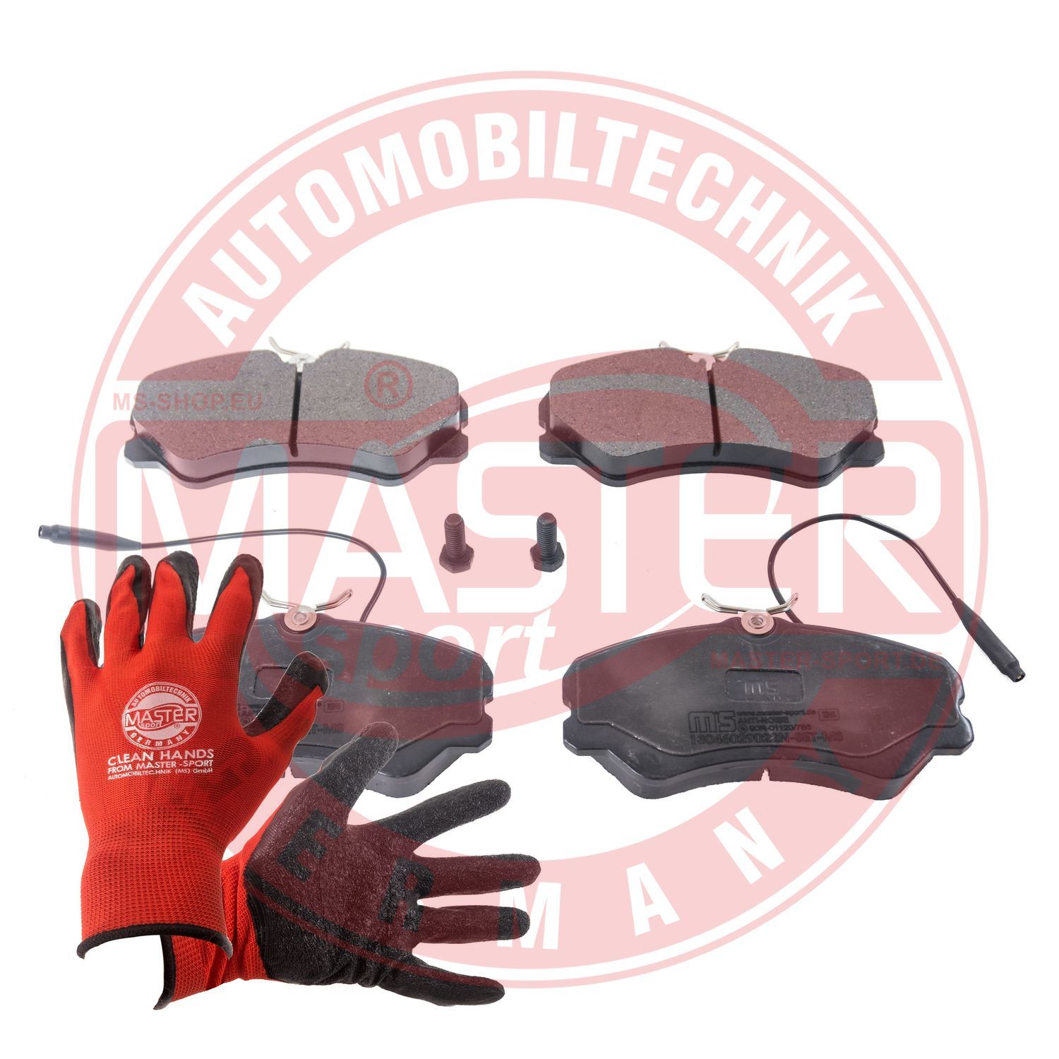 Zestaw klocków hamulcowych, hamulce tarczowe MASTER-SPORT GERMANY 13046029022N-SET-MSP