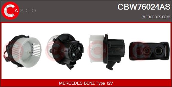 vnitřní ventilátor CASCO CBW76024AS
