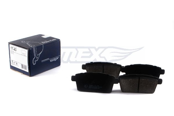 Levně Sada brzdových destiček, kotoučová brzda TOMEX Brakes 17-43