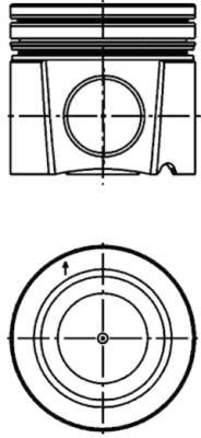 Píst KOLBENSCHMIDT 40310600