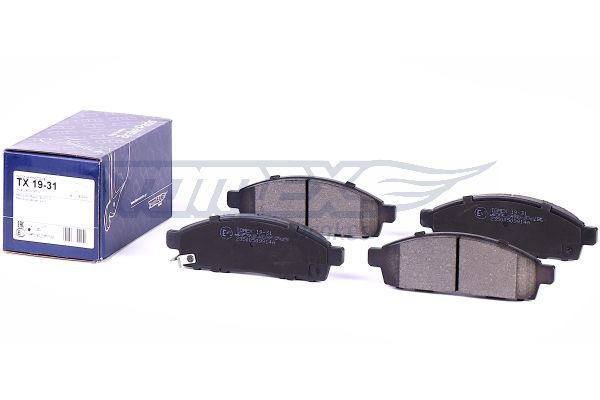 Levně Sada brzdových destiček, kotoučová brzda TOMEX Brakes 19-31