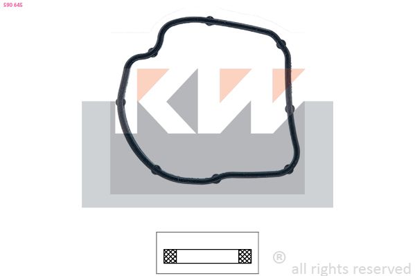 Uszczelka, termostat KW 590 645