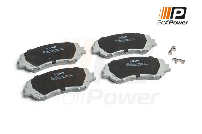 Levně Sada brzdových destiček, kotoučová brzda ProfiPower 1B1217