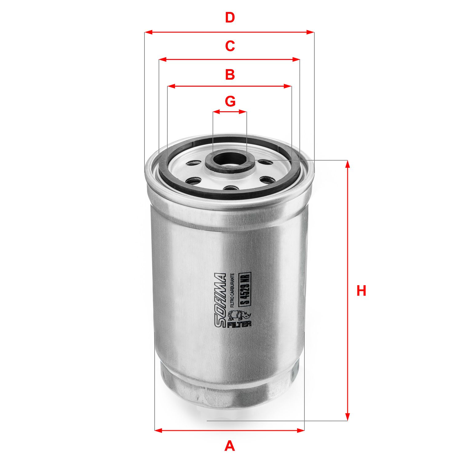 filtru combustibil SOFIMA S 4529 NR