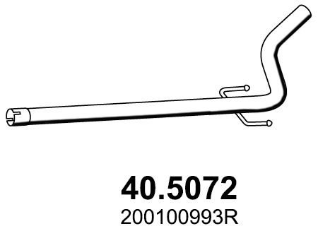 Rura wydechowa ASSO 40.5072