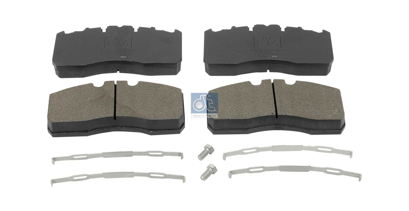 set placute frana,frana disc DT Spare Parts 10.24000