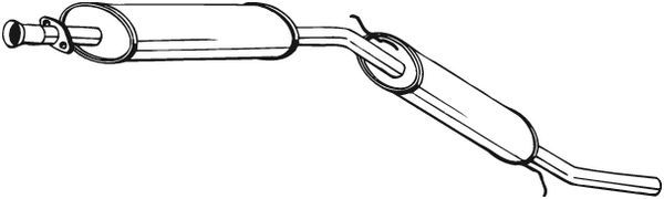 Tłumik końcowy BOSAL 281-643
