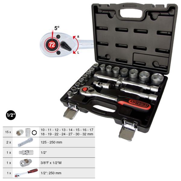 Set chei tubulare KS TOOLS 911.0620