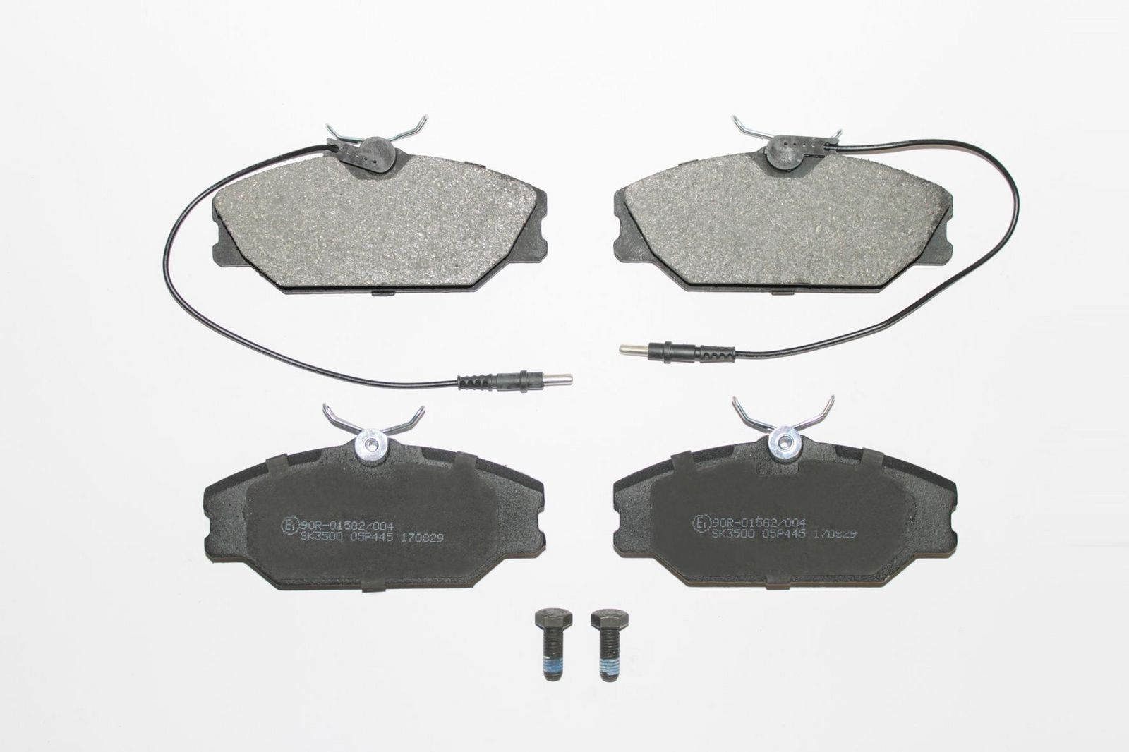 Kit de plaquettes de frein, frein à disque