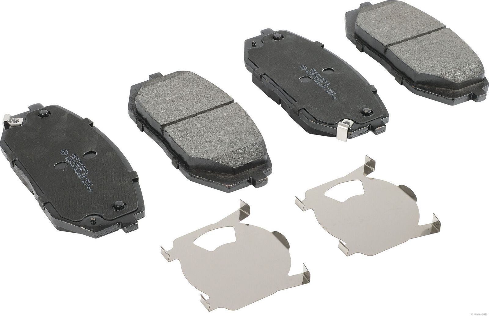 set placute frana,frana disc HERTH+BUSS JAKOPARTS J3600570