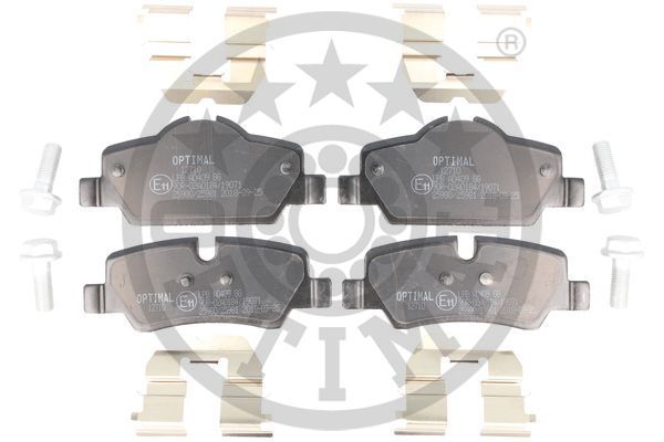 Zestaw klocków hamulcowych, hamulce tarczowe OPTIMAL BP-12710