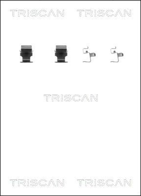 Zestaw akcesoriów, klocki hamulcowe TRISCAN 8105 421590