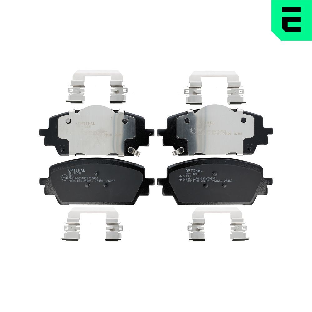 set placute frana,frana disc OPTIMAL BP-13037
