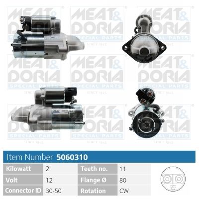 starter MEAT & DORIA 5060310