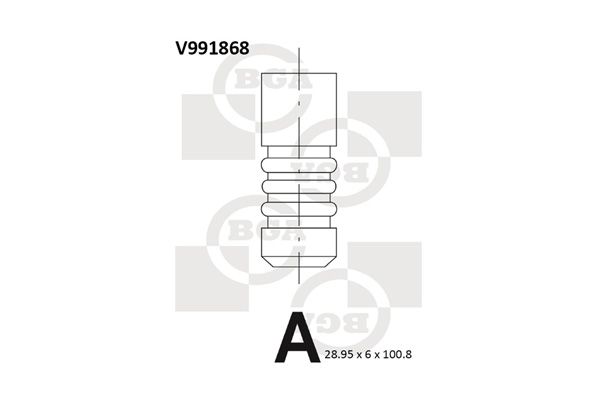 Zawór wydechowy BGA V991868