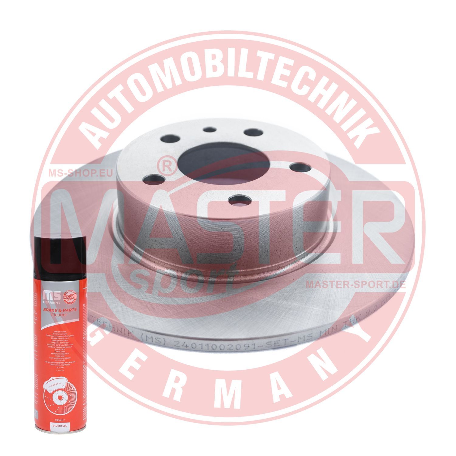 Tarcza hamulcowa MASTER-SPORT GERMANY 24011002091-PCS-MSP