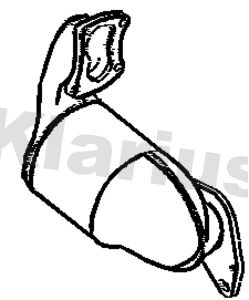 Katalizator KLARIUS 322075