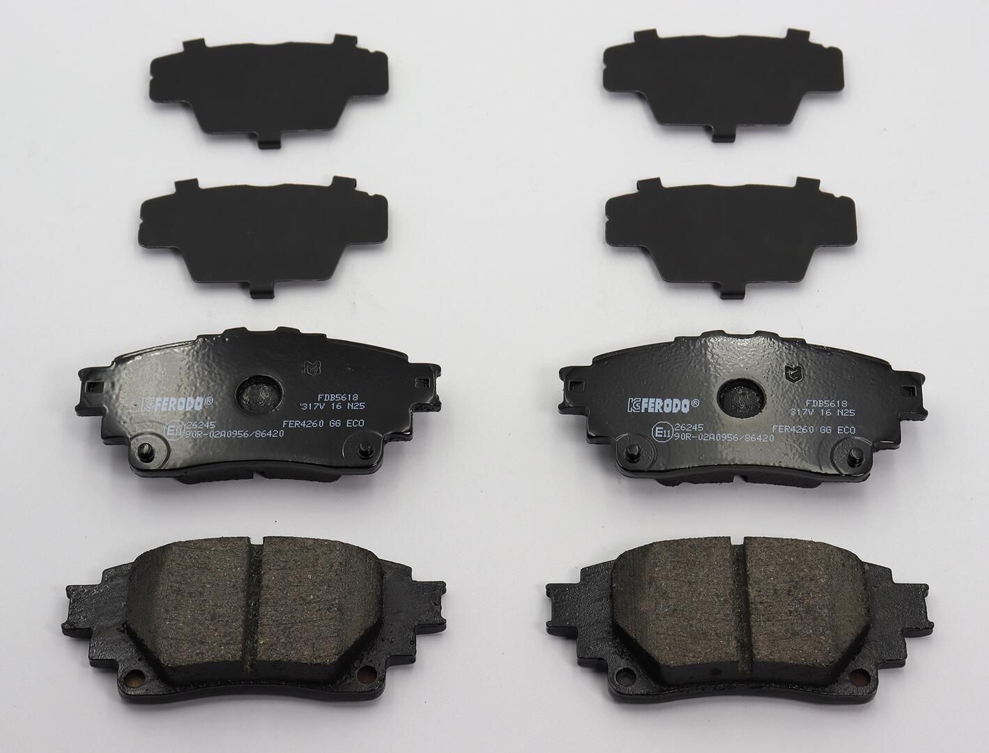 set placute frana,frana disc FERODO PREMIER ECO FRICTION FDB5618