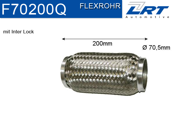 Teava flexibila, esapament LRT F70200Q