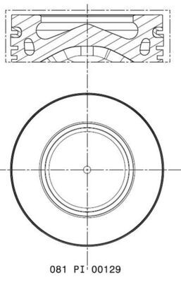 Tłok MAHLE 081 PI 00129 000