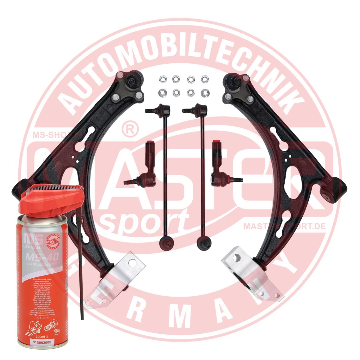E-shop Sada ramien nápravy zavesenia kolies MASTER-SPORT GERMANY 36834-SET-MSP