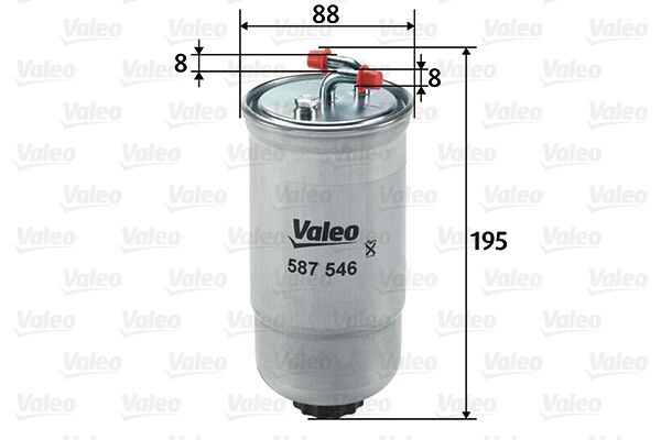 Palivový filter VALEO 587546