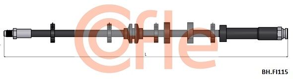 Przewód hamulcowy elastyczny COFLE 92.BH.FI115
