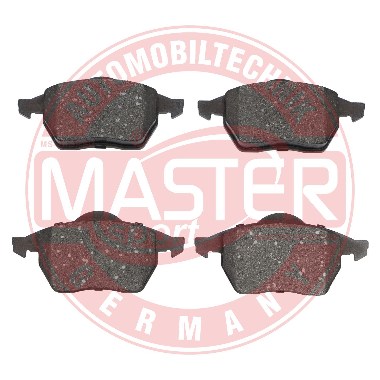 Zestaw klocków hamulcowych, hamulce tarczowe MASTER-SPORT GERMANY 13046070812N-SET-MS