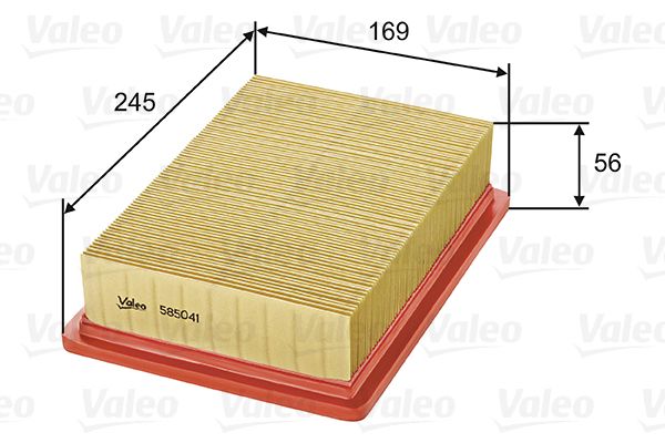 Vzduchový filter VALEO 585041