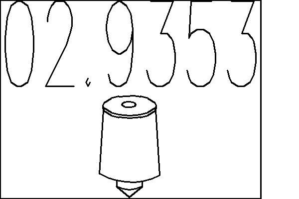 tampon cauciuc,amortizor esapament MTS 02.9353