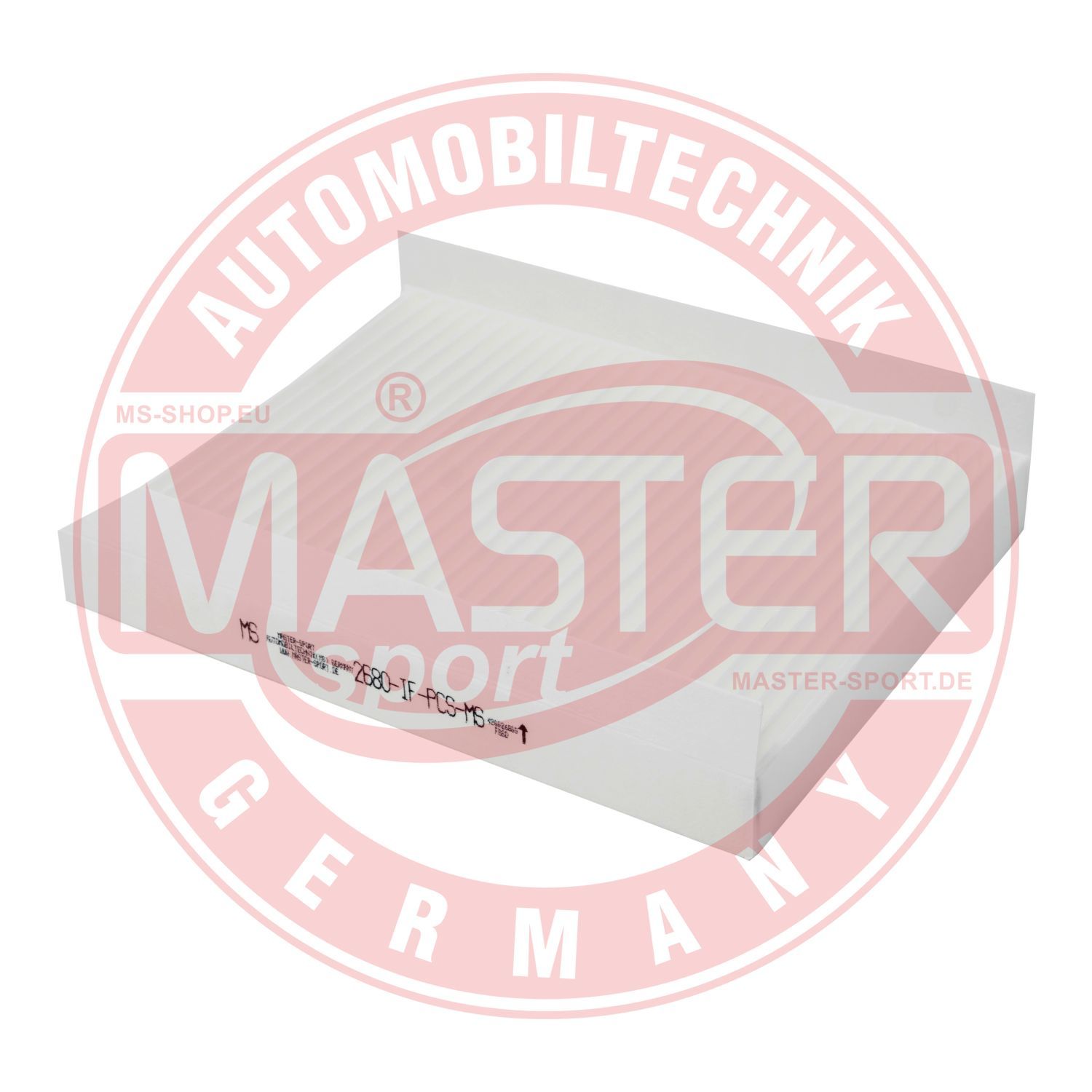 Filtr, wentylacja przestrzeni pasażerskiej MASTER-SPORT GERMANY 2680-IF-PCS-MS