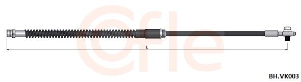 Furtun frana COFLE 92.BH.VK003